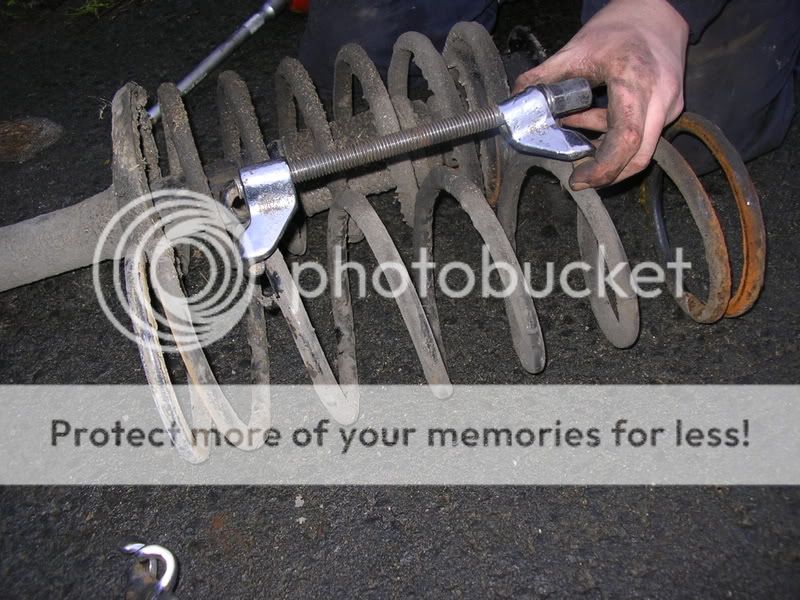 How to replace front suspension springs and shocks/struts on Volvo 240